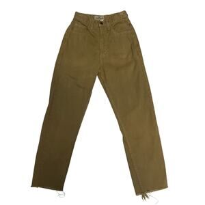 Vintage Guess by Georges Marciano Women's Tan Straight Leg Cropped Pants Size 26